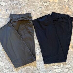 5.11 Tactical Pants Bundle Mens 38x36 Gray Black Ripstop Pants Flat front